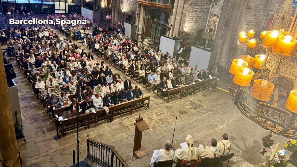 In diverse città europee - Antwerpen in Belgio, Barcellona in Spagna, Würzburg in Germania - le Comunità celebrano i 58 anni di Sant'Egidio segidio.it/V9c5
