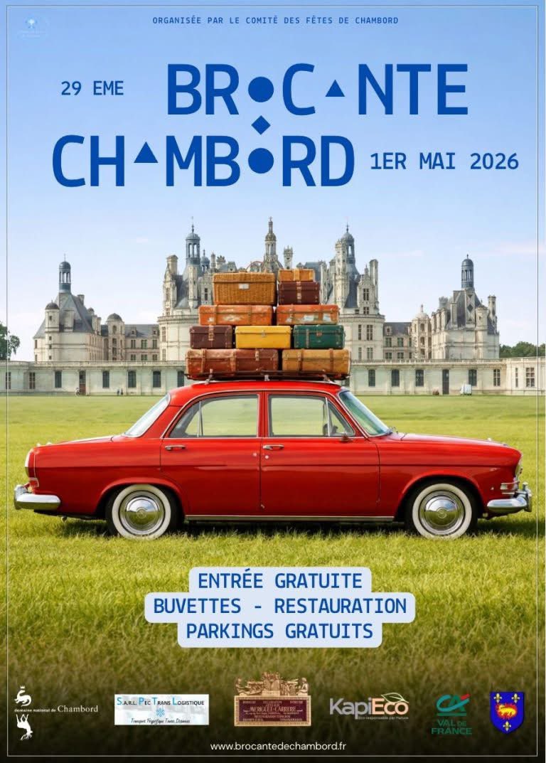 domainechambord's tweet image. Comme chaque année, la traditionnelle #brocante du #1ermai, prendra place devant le château. 

Un cadre exceptionnel pour venir chiner meubles, bibelots, faïences, vieux outils ou objets d’art et profiter d’une ambiance conviviale. Le château reste ouvert à la visite.