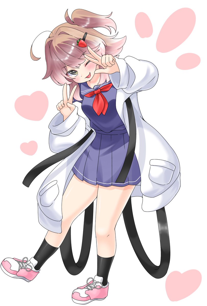 ⭐︎いちごです⭐︎ 久しぶりにうちの子描いた〜🍓 #いちごふぉるだー