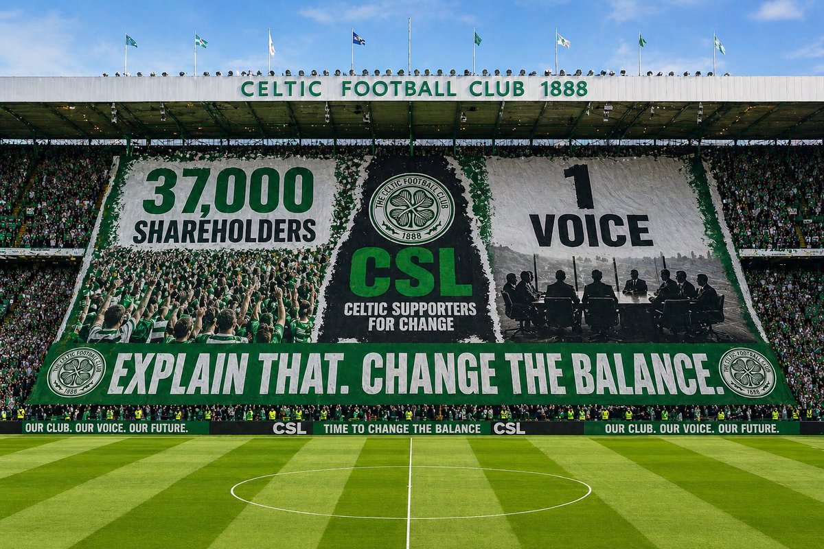 celticCSL's tweet image. 37,000 shareholders.

Only 1 voice heard.

Explain that.

This is not representation. This is control.

We are fixing the balance.
We are giving ownership a voice.

#CSL 

That is how this gets done. #CSL 
@Pmacgiollabhain @ACSOMPOD @PaulJohnDykes @huddlebreakdown @yogijunior3