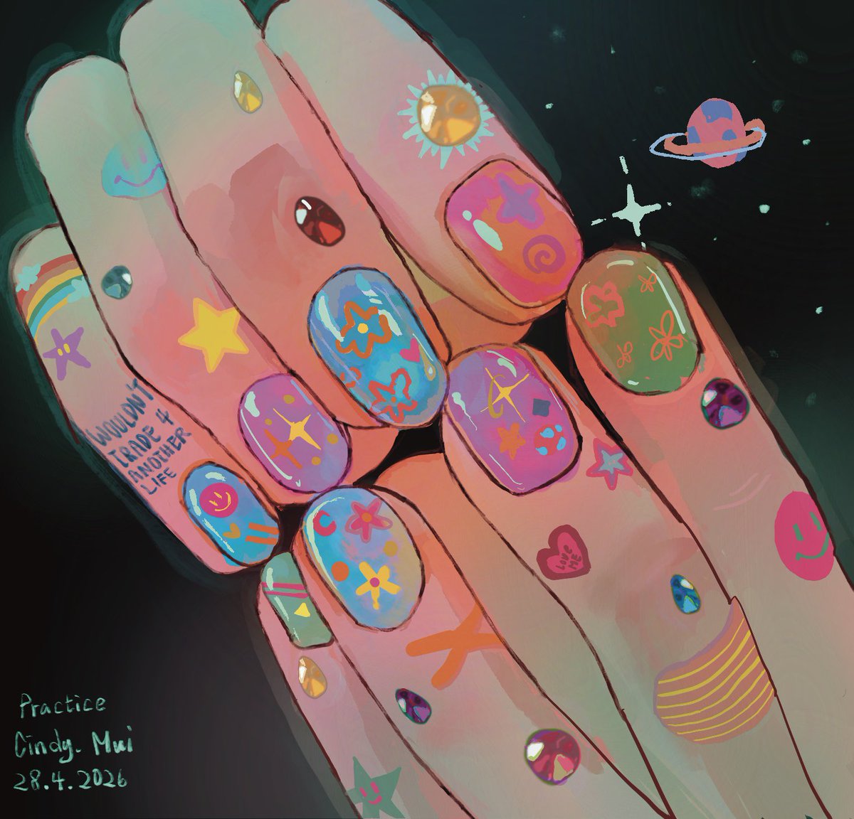 cindymui2002's tweet image. My first procreate painting using my brand new iPad ^^
#digitaldraw #paint  #イラスト #繪畫 #絵描きさんと繋がりたい #Procreate #深夜の真剣お絵描き60分一本勝負 #電繪