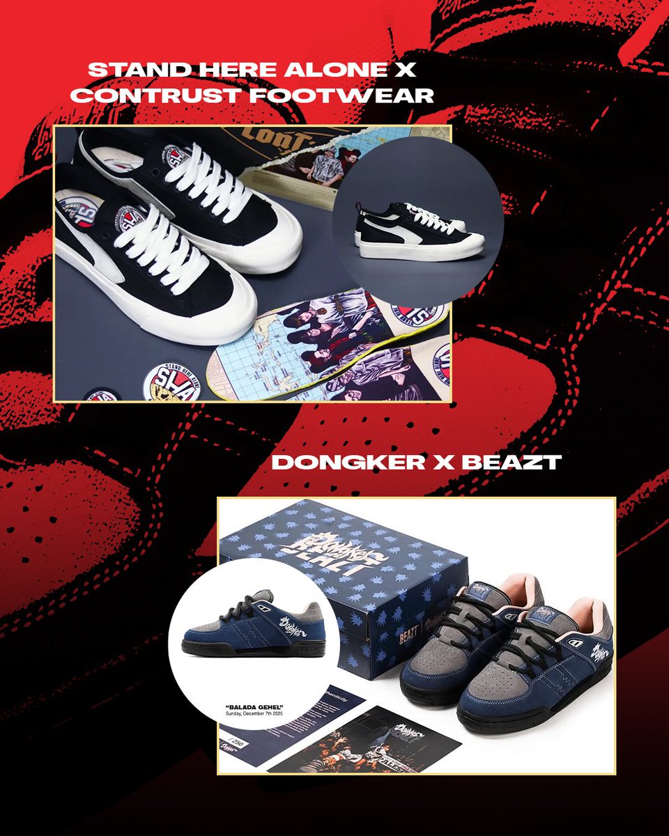 SuperMusic_ID's tweet image. Swipe sampe akhir, sepatu collabs dari band mana yang menurut lo keren? Ada yang lo punya gak?

#INIRASANYASUPER⁣
#SUPERLIVE⁣
#SUPERMUSIC
#LIFESTYLE