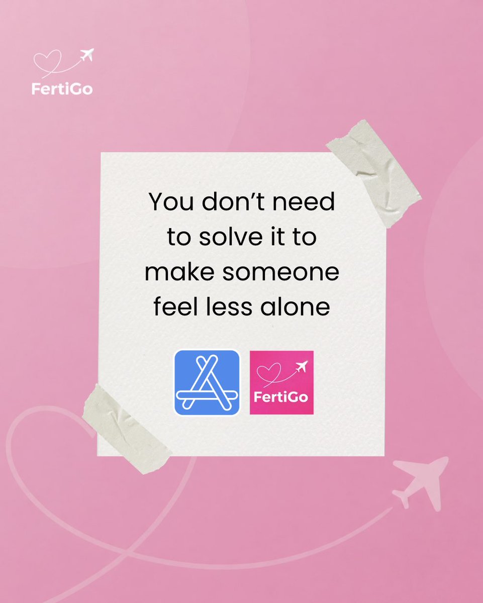 FertiGo_App's tweet image. It’s not about having the perfect advice, but about offering comfort and understanding

#ttc #infertilitysupport #ivfjourney #yourenotalone