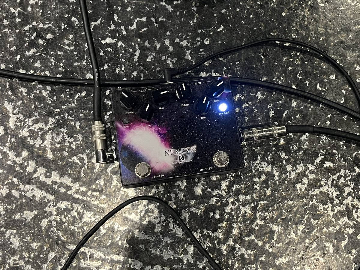 今日は足元NEMESIS一つで挑む