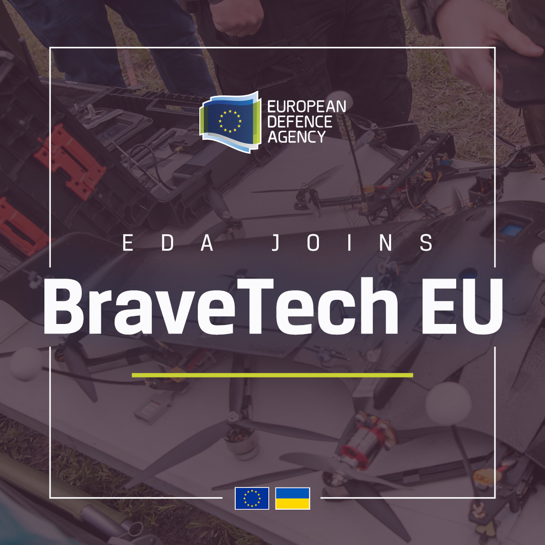 EUDefenceAgency's tweet photo. Accelerating defence innovation: we are joining BraveTech EU

We are partnering with @defis_eu to give EU Member States and Ukraine faster, safer and more cost-effective access to battlefield proven defence technologies. https://t.co/wSaOpwoBel
