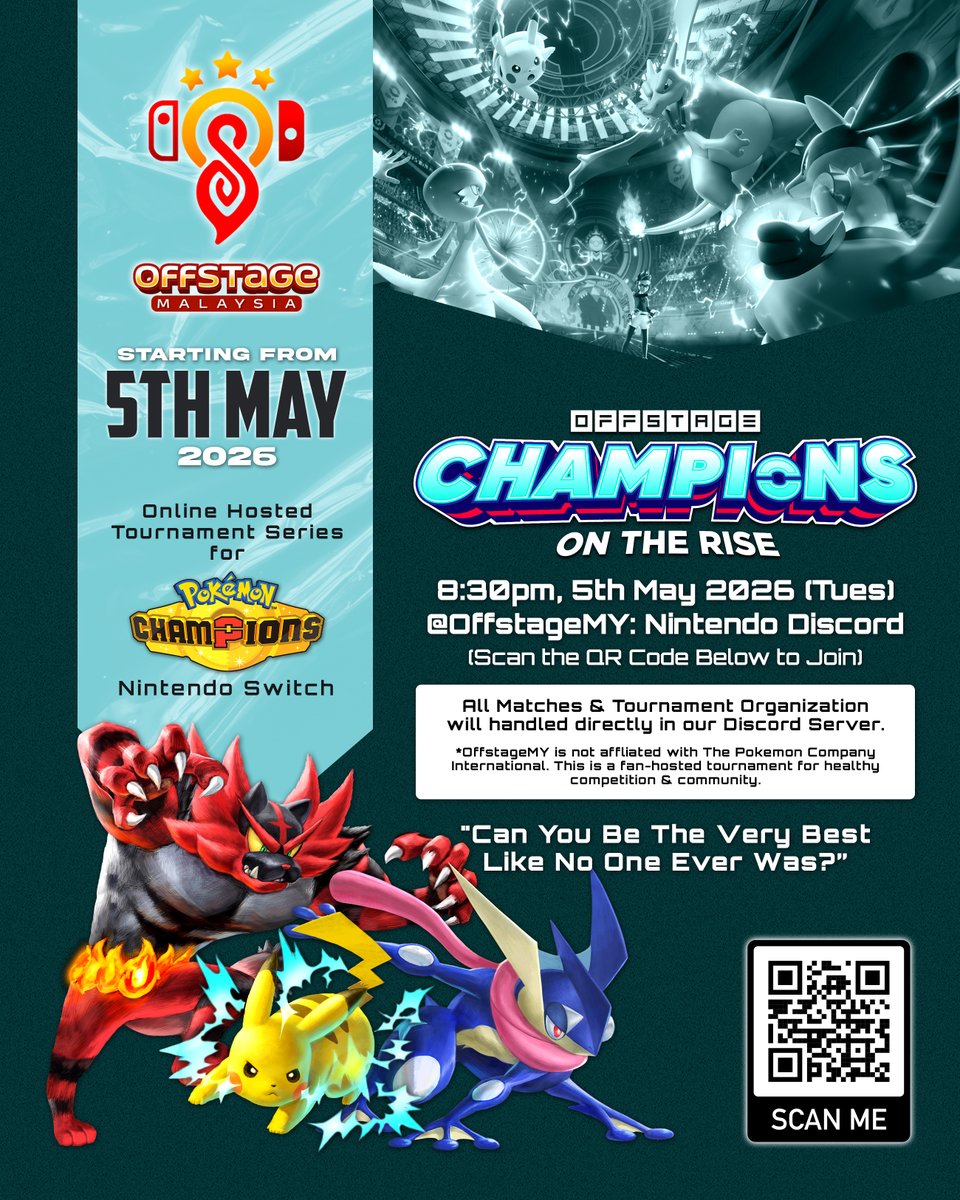 Offstage: Super Smash Bros. Malaysia tweet media