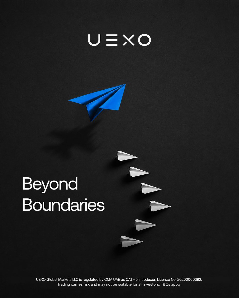 uexomarkets's tweet image. One vision. One direction.
UEXO - Beyond Boundaries.

#FinancialMarkets #ForexTrading #StayAhead #UEXO #BeyondBoundaries