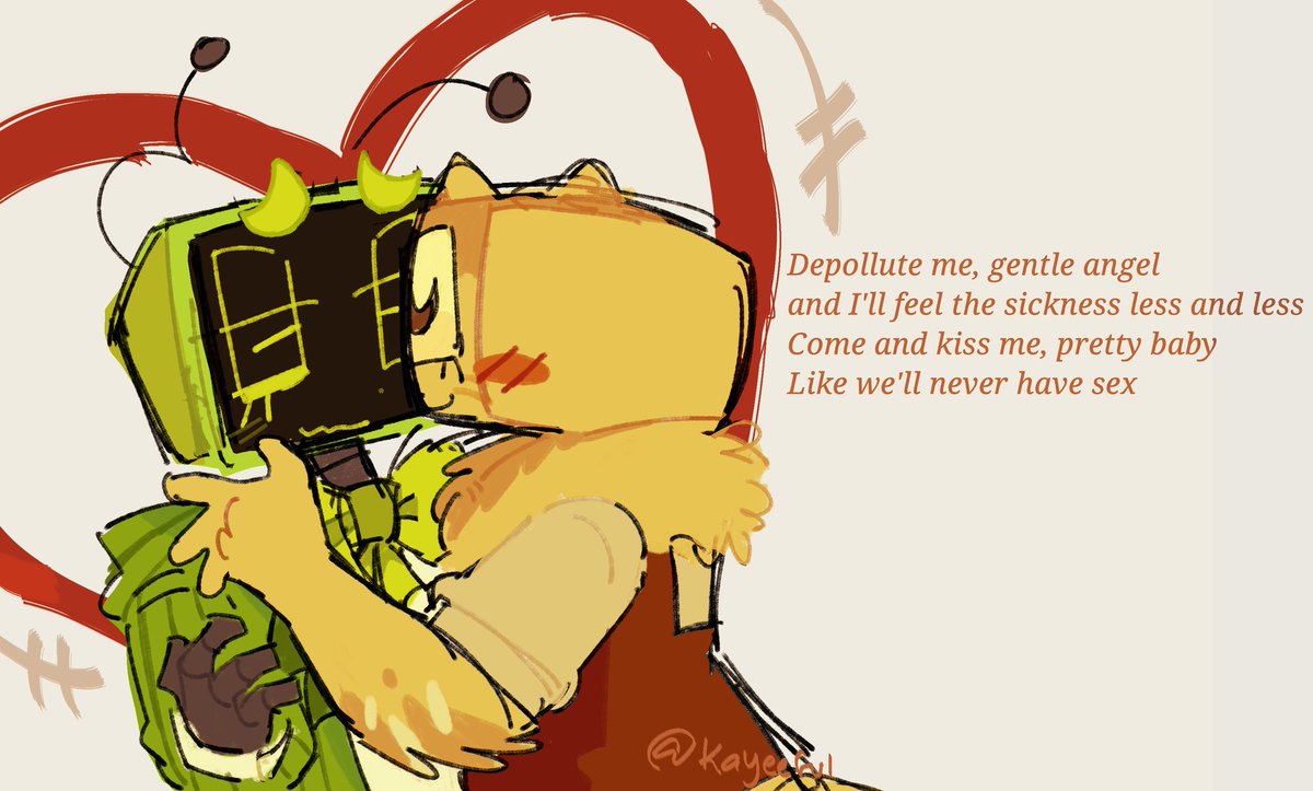 Kayeeful's tweet photo. I feel giddy i can't stop imagining scenarios that I'll never draw
#shellevision #shellvision #dandysworld https://t.co/j49f2ZfqV8
