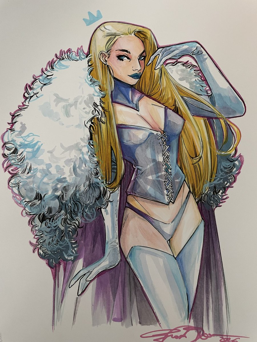 Emma Frost commission 💙
Enjoy ✨
