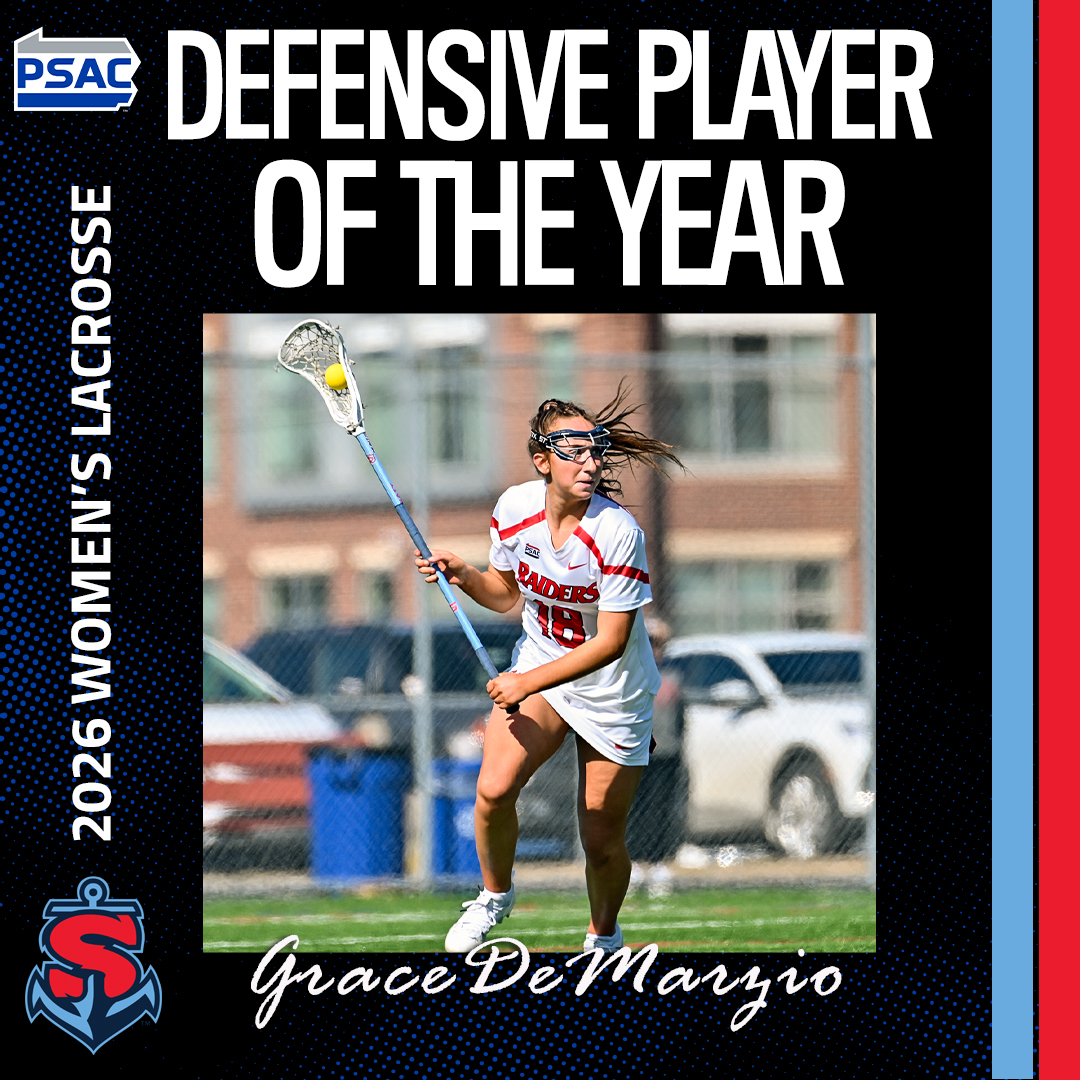 PSACsports's tweet photo. WLAX: Your #PSACWLAX Eastern Division Major Award Winners!

Ath: Sadie Kauffman, @ESUWarriors 
Def: Grace DeMarzio, @ShipURaiders 
Freshman: Marissa Herring, @WCUAthletics 
Coach: Xeni Barakos-Yoder, @ESUWarriors 

Full story and All-Conference: https://t.co/WRpdObcEdh
#PSACProud https://t.co/EOma393ZZy