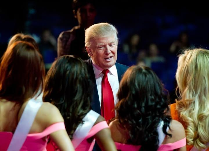 Trump was 43 when his wife testified under oath that he ripped hair from her scalp and sexually assaulted her in 1989. She also described a marriage marked by physical abuse.
Trump was 46 when Jill Harth accused him of sexual assault at Mar-a-Lago in 1992. The list goes on and