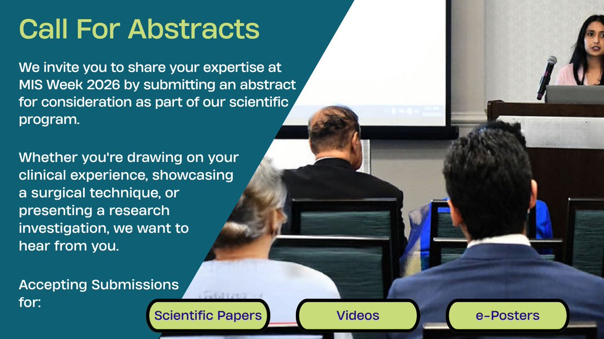 Society of Laparoscopic & Robotic Surgery (SLS) tweet media