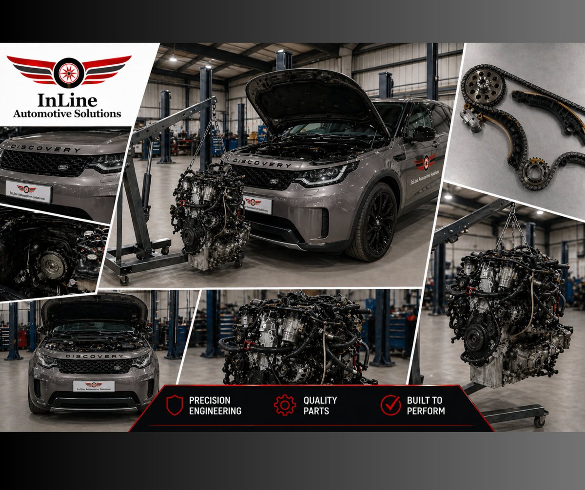 InlineAS_Essex's tweet photo. Discovery Sport 2.0 Diesel (2015–2022)
Rattle on start-up? Likely timing chain wear.
Supply &amp; fit timing chain replacement
📍 Inline Automotive Solutions, Purfleet
📞 07479 847 717
Send reg for quote
#landrover #discoverysport #timingchain #enginerepair #essex #thurrock #dartford https://t.co/d2CCgDmOlZ