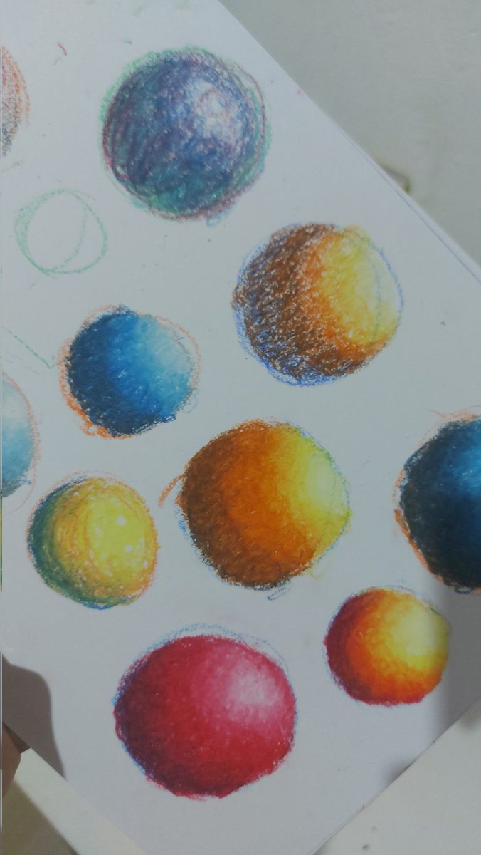 ando fazendo aula de giz pastel oleoso :)