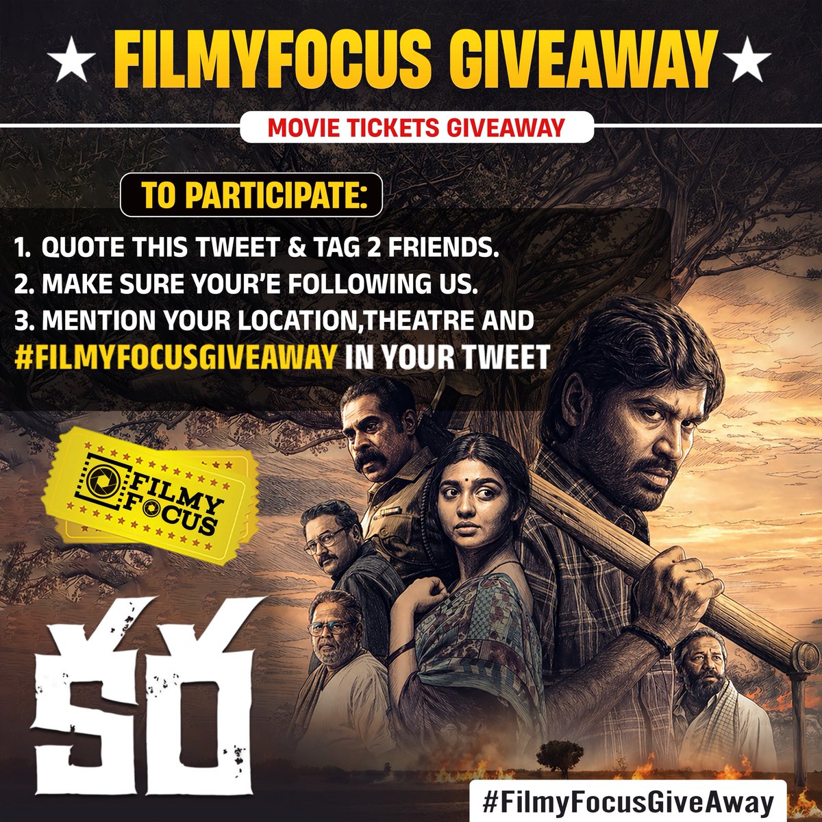FilmyFocus's tweet photo. #Kara Movie Tickets Giveaway..

To Participate:

1. Quote this tweet &amp; tag 2 friends.
2. Make sure you’re following us.
3. Mention your location, theatre and #FilmyFocusGiveAway in Your Tweet 

#Dhanush #KaraFromApril30 #కర https://t.co/VZBXUadfI0