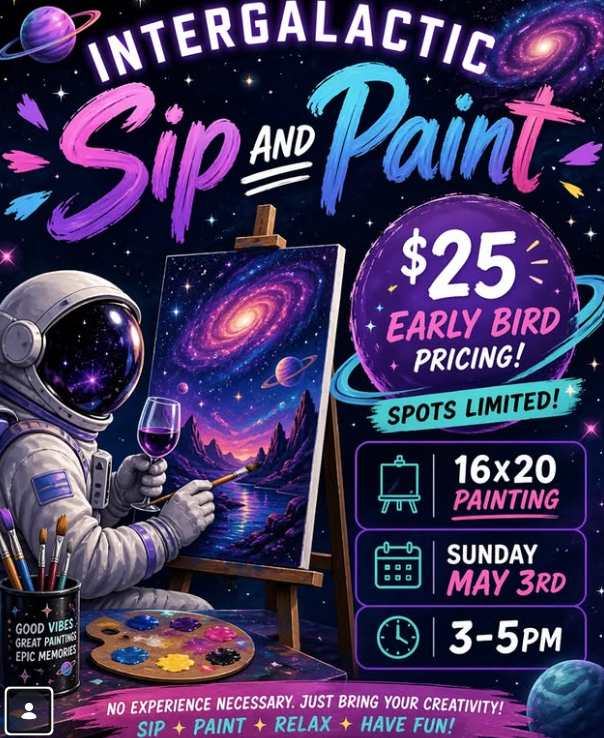 ARTbymARTell's tweet photo. Join us for a Star Wars–inspired Paint &amp; Sip during our May the 3rd Be With You Pop Up Market at @lakewoodbrewing 

✨ Early Bird Pricing: $25 (limited spots available!)
🎨 Includes all painting supplies + guided instruction

For ticket Click Here
https://t.co/vOkItF9HNc https://t.co/h5N7IYPTGN