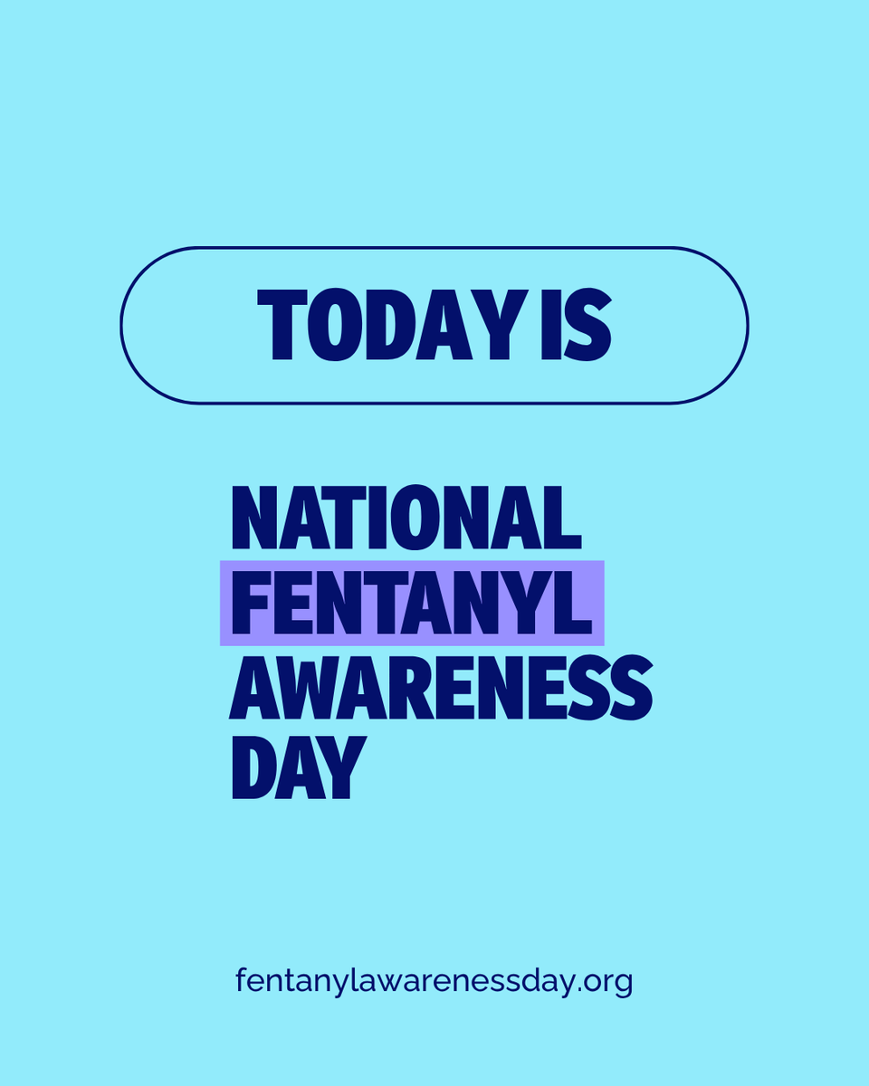FentAwareDay's tweet photo. Today is the 5th annual #NationalFentanylAwarenessDay. We’re raising awareness about an urgent problem: Americans are dying at alarming rates due to illicitly manufactured fentanyl. Join us to learn the facts about fentanyl + take action to save a life in your community. https://t.co/eiZUj51VgV