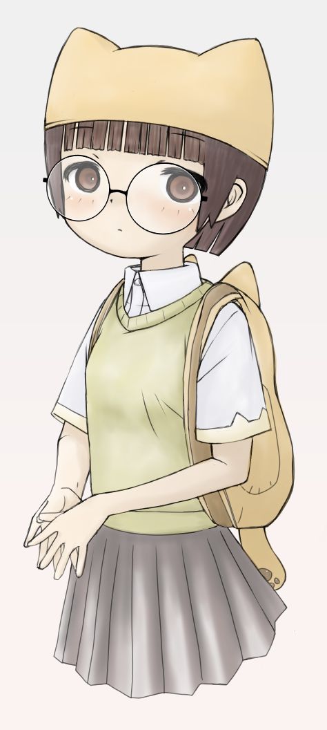 ネコボーシネコリュックメガネﾁｬﾝ