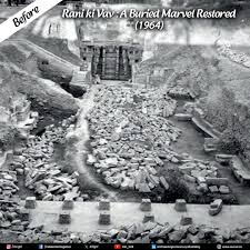 Tarkasuddha's tweet image. It is not Rani Ki Vav. It’s Ranki Vav (રાણકી વાવ). 

Ranki isn't a fast Hindi pronunciation, it’s an ancient Maru-Gurjara adjective for Queenly. (Modern Gujarati is Rani ni Vav).

This 7-story marvel survived centuries buried in Saraswati River mud. #RankiVav #IndianHistory