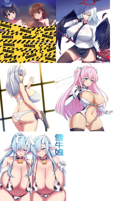 今月は5枚!久々にお題箱消化できました GWは仕事が入って消滅したので時間もテンションも吹き飛んだけど来月もお絵描き頑張りたいですね #今月描いた絵を晒そう