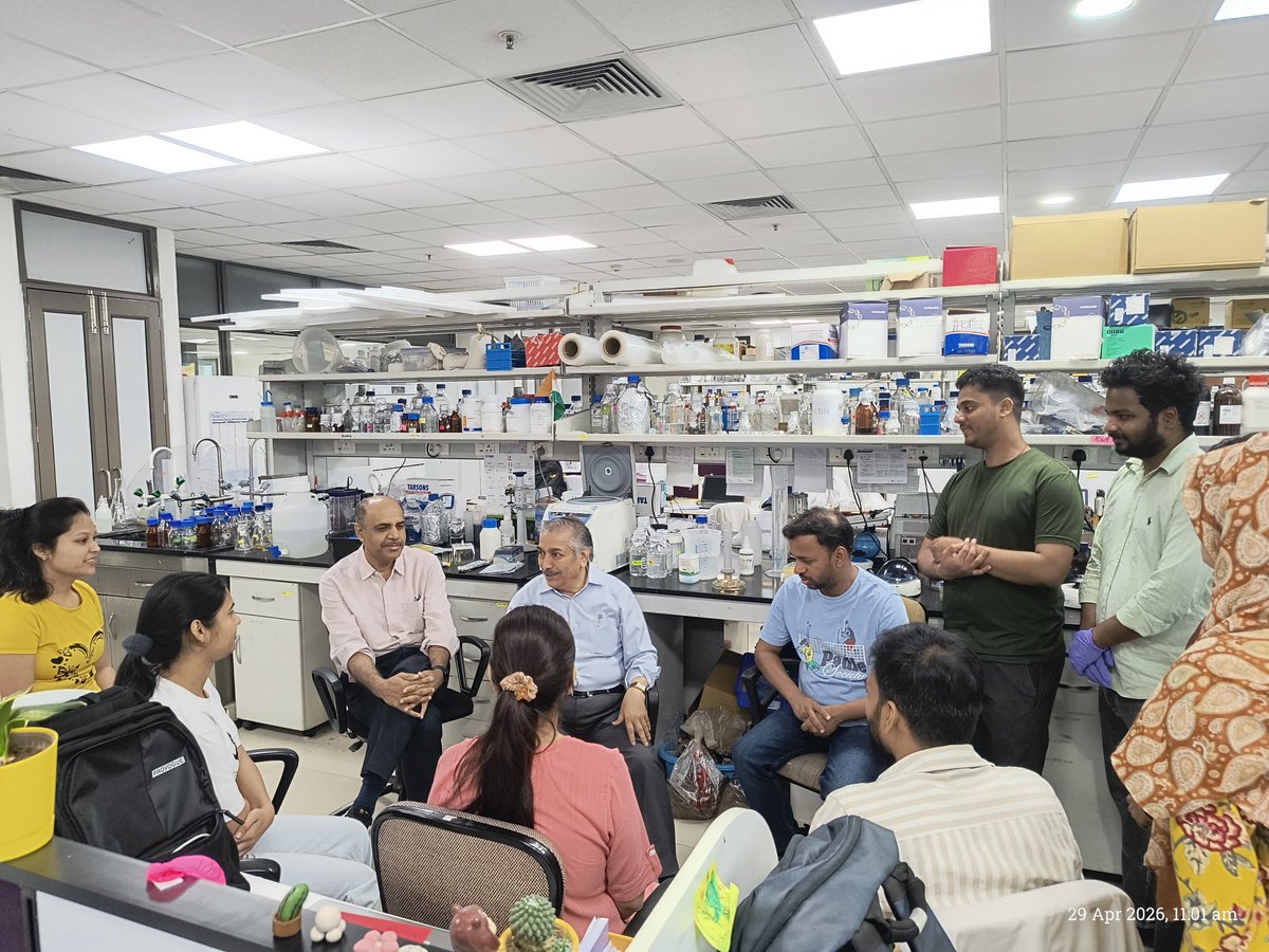 wheat_biology's tweet image. It’s more than privilege and excitement to have inputs from exceptional stalwart @Kc9Bansal former director @INbpgr and have lab discussion on trait priority for wheat genome editing! Time well spent! 
@NABI_India @BricDbt @BIRAC_2012 @DBTIndia 
#wheat
#wheatgenomeediting #iron