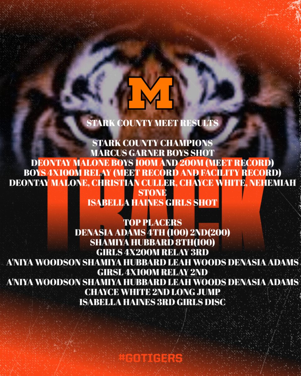 Massillon Tiger Track tweet media