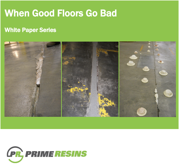 PrimeResins's tweet photo. Damaged warehouse floors can reduce productivity and increase liability. In our white paper "When Good Floors Go Bad", we discuss issues such as slab curling, control joint issues, cracks and chemical spills. 

Need floor repairs? #ThinkPRIME

https://t.co/50bHJMFQiI https://t.co/sOa3zuFwfh