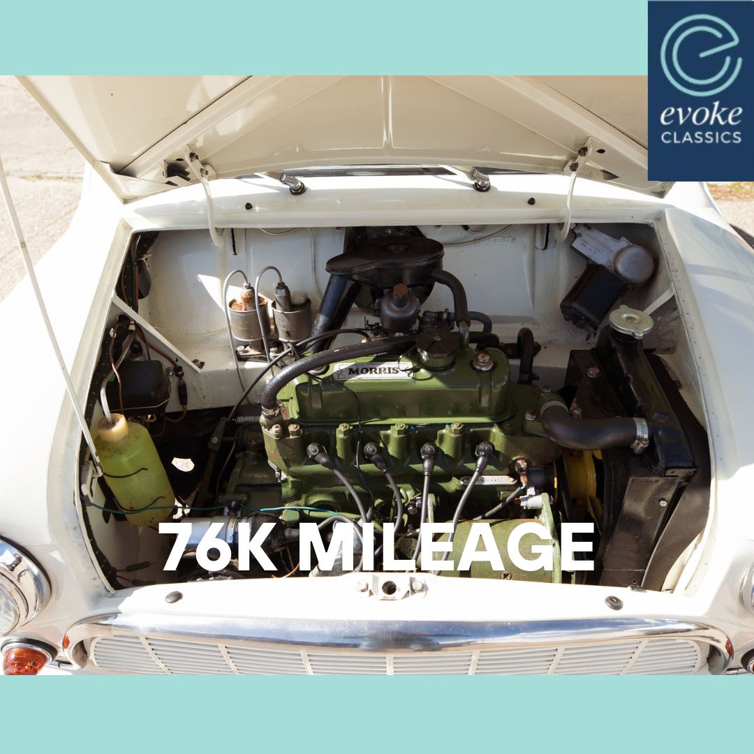 EvokeClassics's tweet image. LIVE AT AUCTION
1960 Morris Mini Deluxe Mk1 1275cc
evoke-classics.com/auction/#/lots…
Uprated 1275cc engine
Original 850cc matching numbers engine supplied
3 Previous owners
Heritage certificate
Great provenance
HPI Clear
#Mini #ClassicMini #MiniMK1