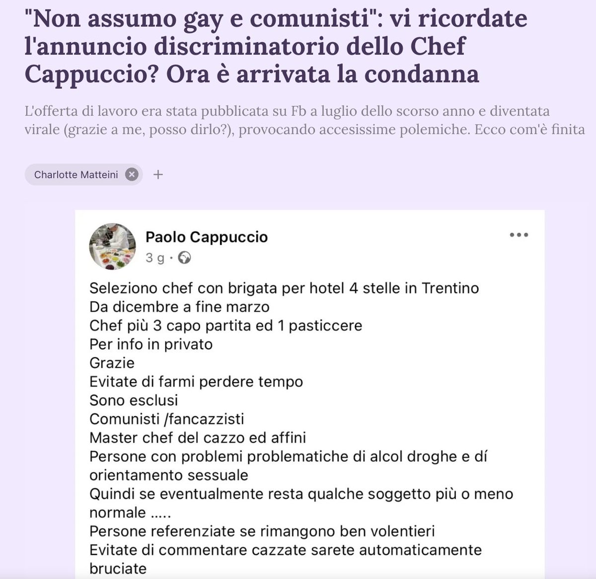 Charlotte Matteini tweet media