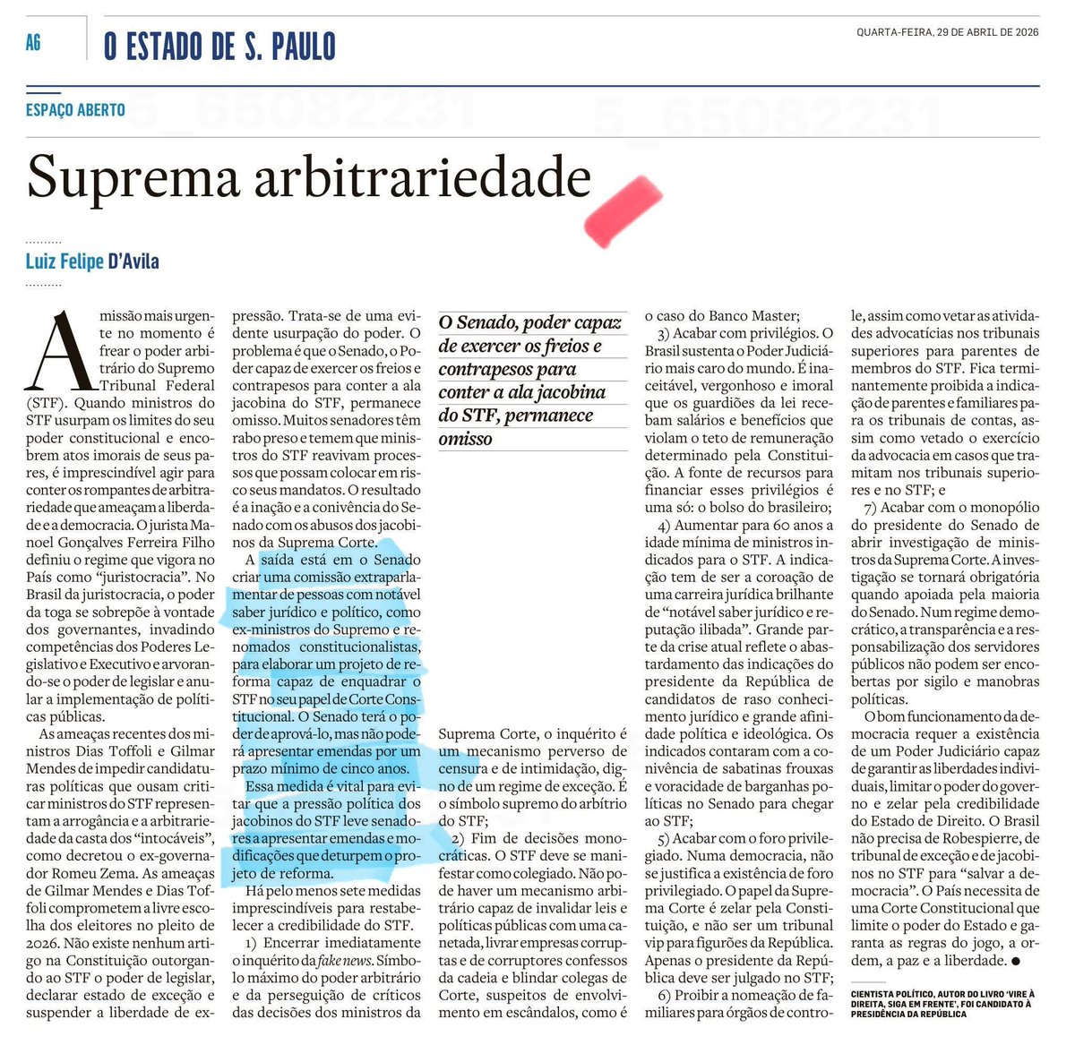 Gostei muito da idéia dessa comissão extra parlamentar!!