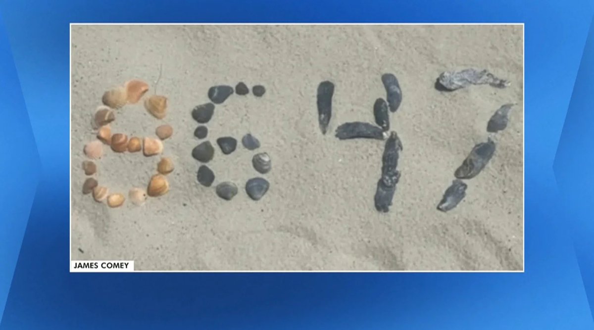 Keith_Guinta's tweet photo. Indicting Comey on foreboding sea shells proves once again our impotent DOJ will never deliver the justice we demand. https://t.co/M0K9Bog3ZI