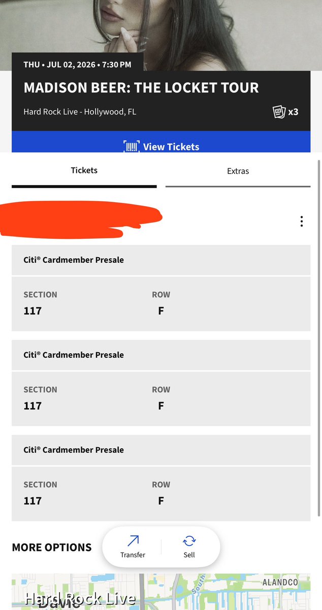 urfaintedlove's tweet photo. selling 3 madison beer tickets on july 2nd at hard rock live for hollywood, fl! somebody please take this off my hands :( https://t.co/NTySE1O2kO