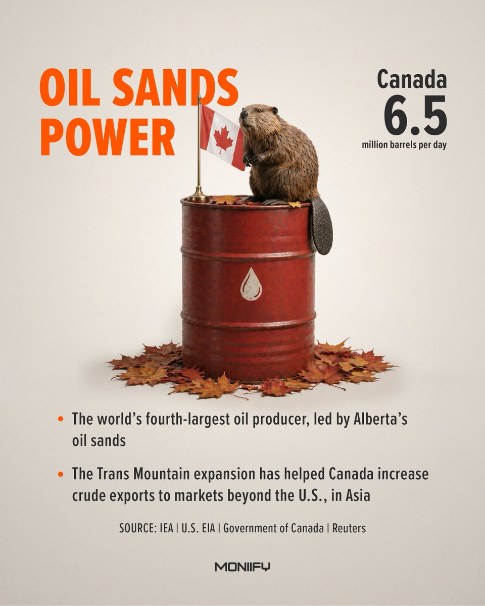 MoniifyBusiness's tweet image. The UAE has walked away from OPEC and OPEC+. But some big petroleum producers have always sat outside this group. ⛽ 🌍   

#UnitedArabEmirates #UAE #OPEC #Oil #Markets