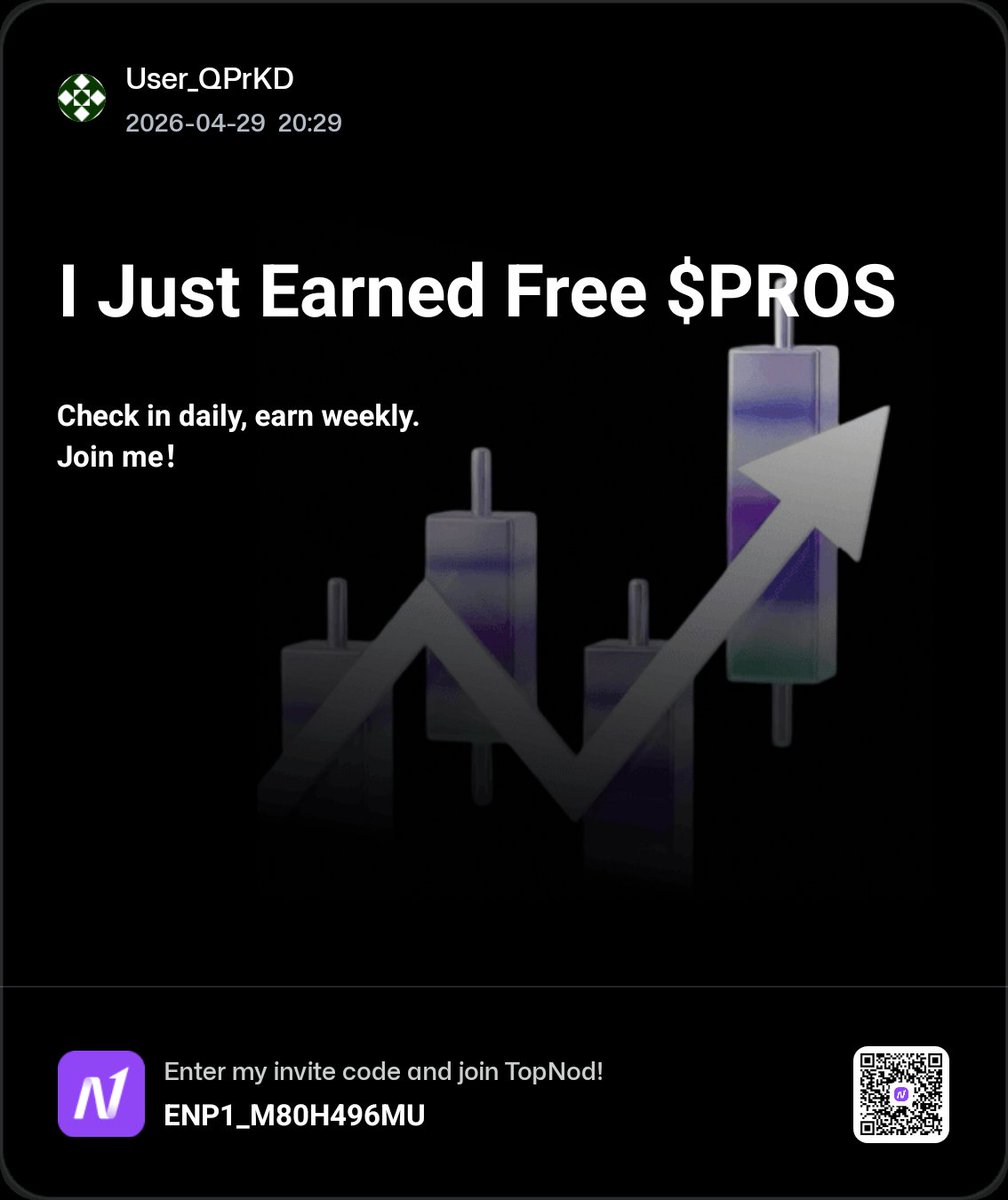 apacce1996's tweet photo. Just joined TopNod Energy Park ⚡️
Simple tasks → earn Energy → share weekly $PROS rewards.
The more people join, the bigger the reward pool 
Worth a try！
#topnodenergy
https://t.co/fmwiqhJmxN https://t.co/jLmnIiMZqM