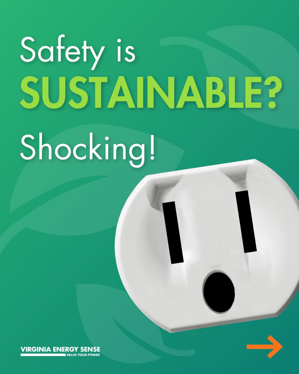 VAEnergySense's tweet photo. Safety 🤝 sustainability

Electrical Safety Month is the perfect reminder that safe electrical habits are also energy-efficient ones. Visit https://t.co/HppHWjZQDt to learn more about energy-smart choices. #VAEnergySense #ValueYourPower #EnergySavingTips #ElectricalSafetyMonth https://t.co/zC1G2ONh4U