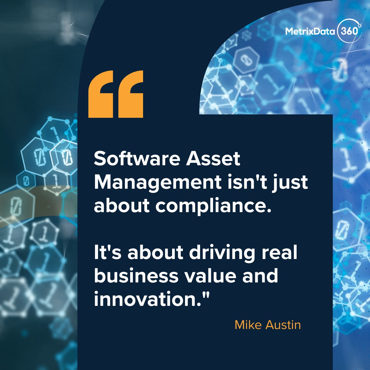 metrixdata360's tweet image. What really drives expert Software Asset Management.

#SAM #MikeAustin #MetrixData360 #ITAM #BusinessInnovation #ITknowledge