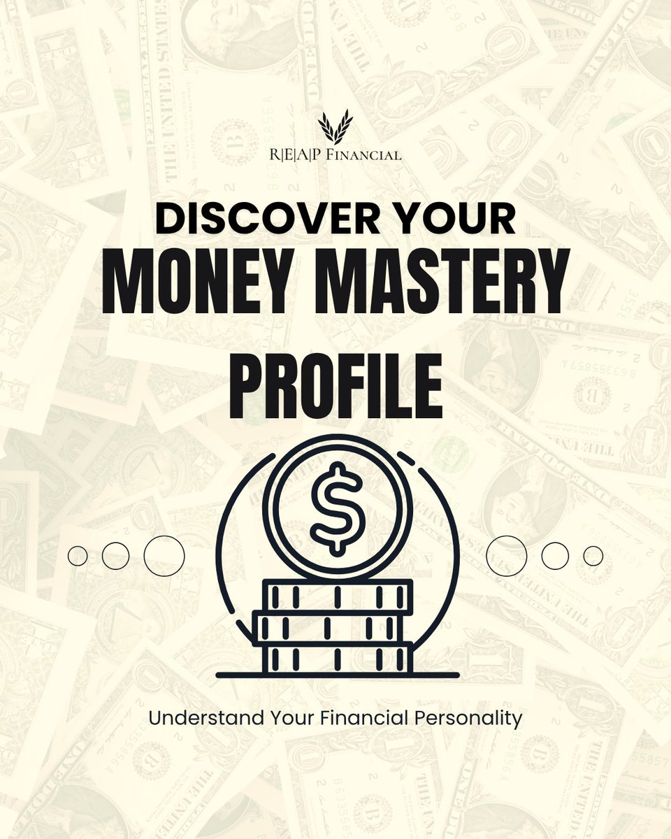 REAPFinancial's tweet photo. Everyone approaches money differently. Understanding your financial mindset can help you make better decisions and build stronger habits.
Take the Money Mastery Profile to discover your financial personality and learn how it shapes your financial strategy.
https://t.co/M9l4Tuuedn https://t.co/Sac2LSVWF9