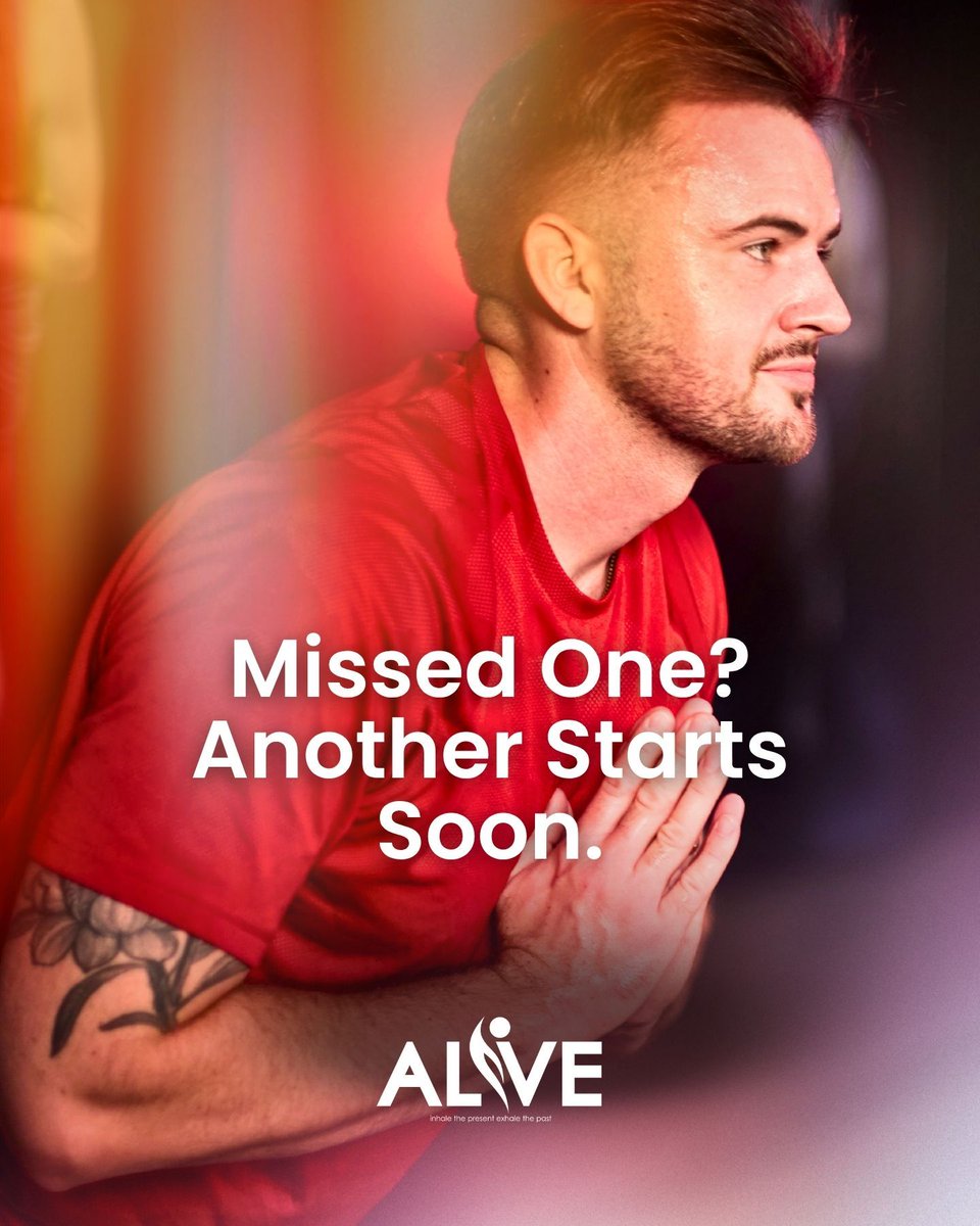 AliveWF's tweet photo. Life runs late sometimes.
Your workout shouldn’t disappear because of it.

With classes every 30 minutes, ALIVE makes it easy to keep your rhythm even when plans change.

Show up when it works for you.

Start for $24.99.
Enrollment open now. https://t.co/VOcxpqMS4R