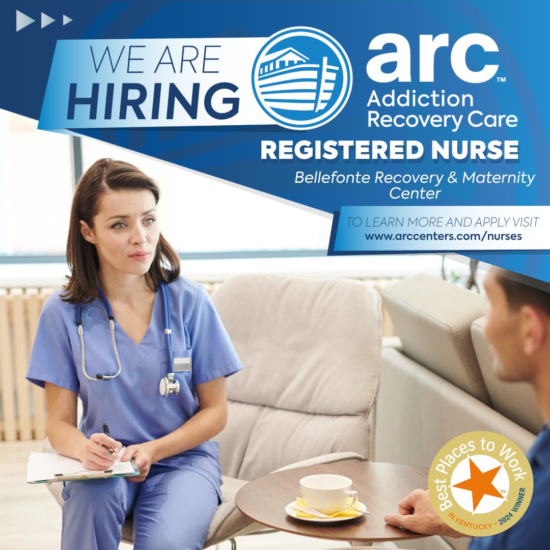 arccenters's tweet image. 🚨 Now hiring: Registered Nurse (RN) 🚨
📍 Bellefonte Recovery &amp;amp; Maternity Center

If you’re ready to use your skills where they matter most, we’d love to have you on our team! 

Apply today ➡️ arccenters.com/nurses

#NowHiring #RegisteredNurse #Bellefonte #MakeAnImpact
