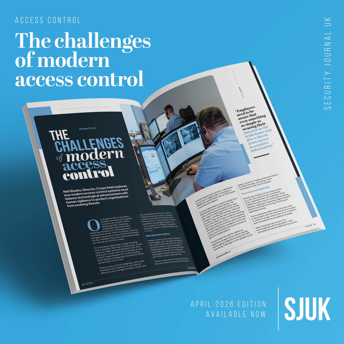 SecJournalUK's tweet image. Neil Shanks, Director of Corps Intel discusses how modern access control systems must balance technological advancement with human vigilance: securityjournaluk.com/the-challenges… 

#UKSecurity #SecurityIndustry #AccessControl #PhysicalSecurity #PerimeterSecurity