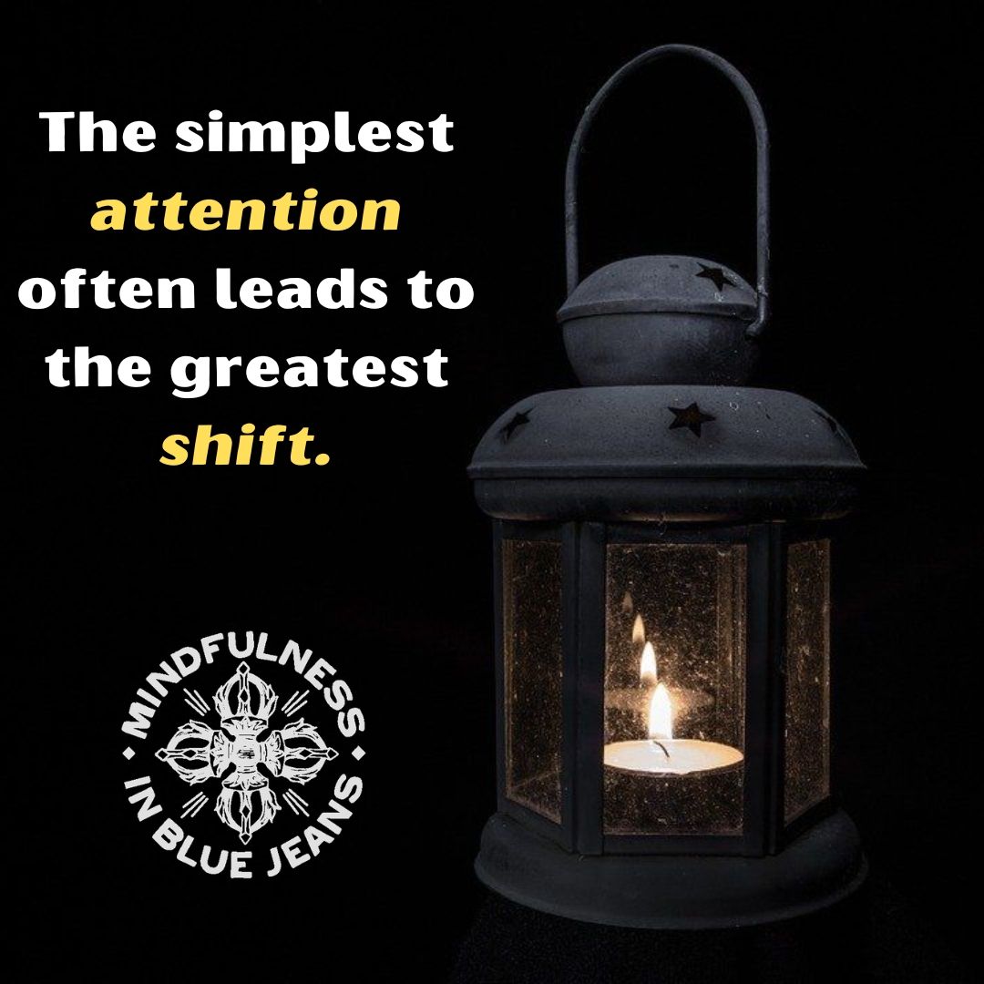 The simplest attention often leads to the greatest shift. #mindfulness #meditation #yoga #buddhism