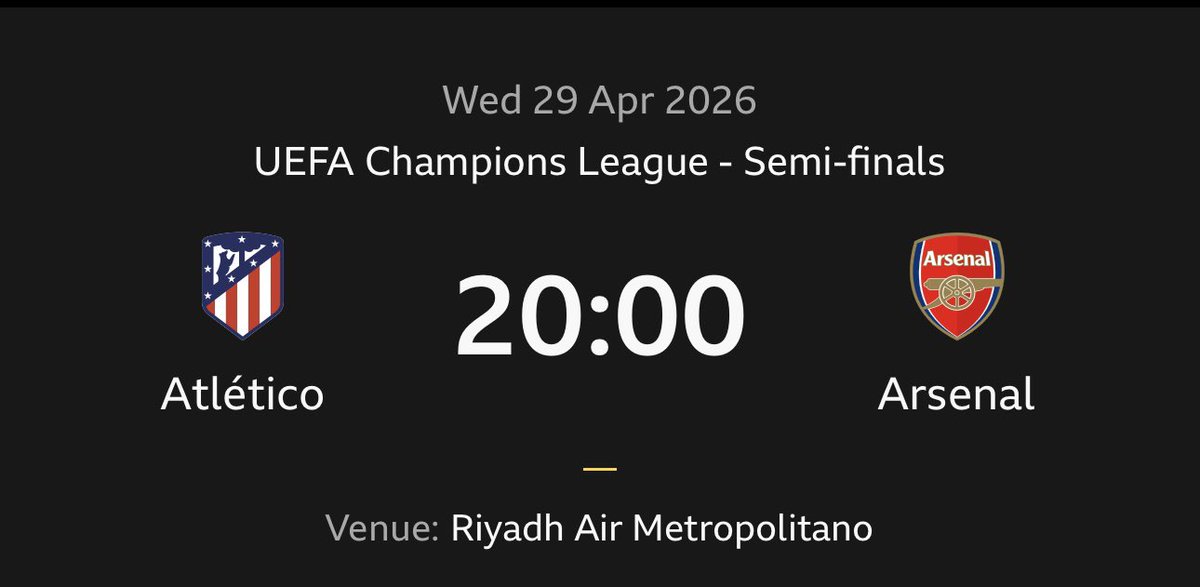 Yes, I know what you’re thinking.

Atletico v Arsenal could be a stinker.

It’s still a massive game though, and there’s bets to be won.

I’m posting a Longshot next.

Leave a ♥️ if you’re keen.
