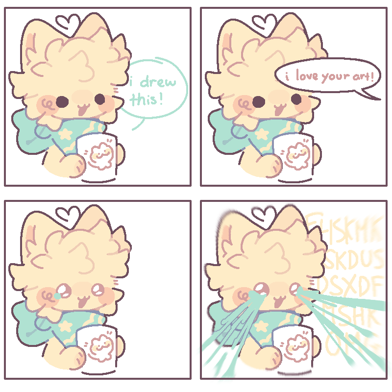 Mellise212's tweet image. #PastelAesthetic #CuteArt Crying happy tears because you guys are the best! 🌊💕