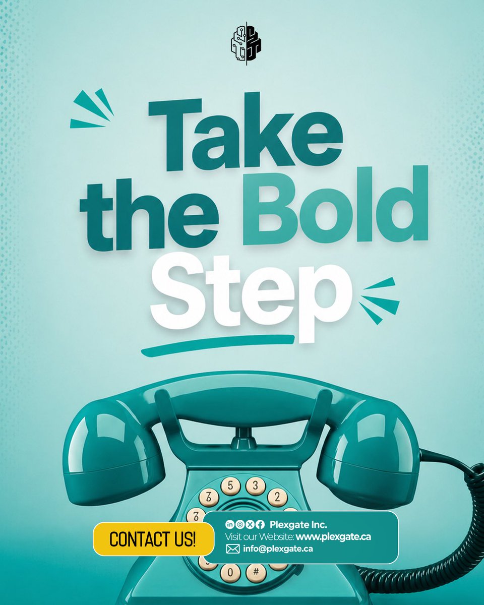 plexgate's tweet image. Take the bold step toward a smarter business. 🚀

Our mission is to help you bridge the gap between where you are and where you want to be. Connect with us to see how we can fuel your success.

plexgate.ca
#tech #technology