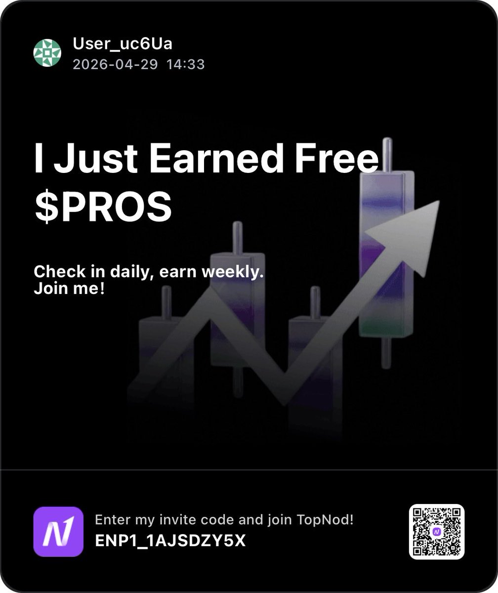Samtechceo's tweet photo. Just joined TopNod Energy Park ⚡️
Simple tasks → earn Energy → share weekly $PROS rewards.
The more people join, the bigger the reward pool 
Worth a try！
#topnodenergy
https://t.co/LCuszdt6h7 https://t.co/WmuV82uLeZ