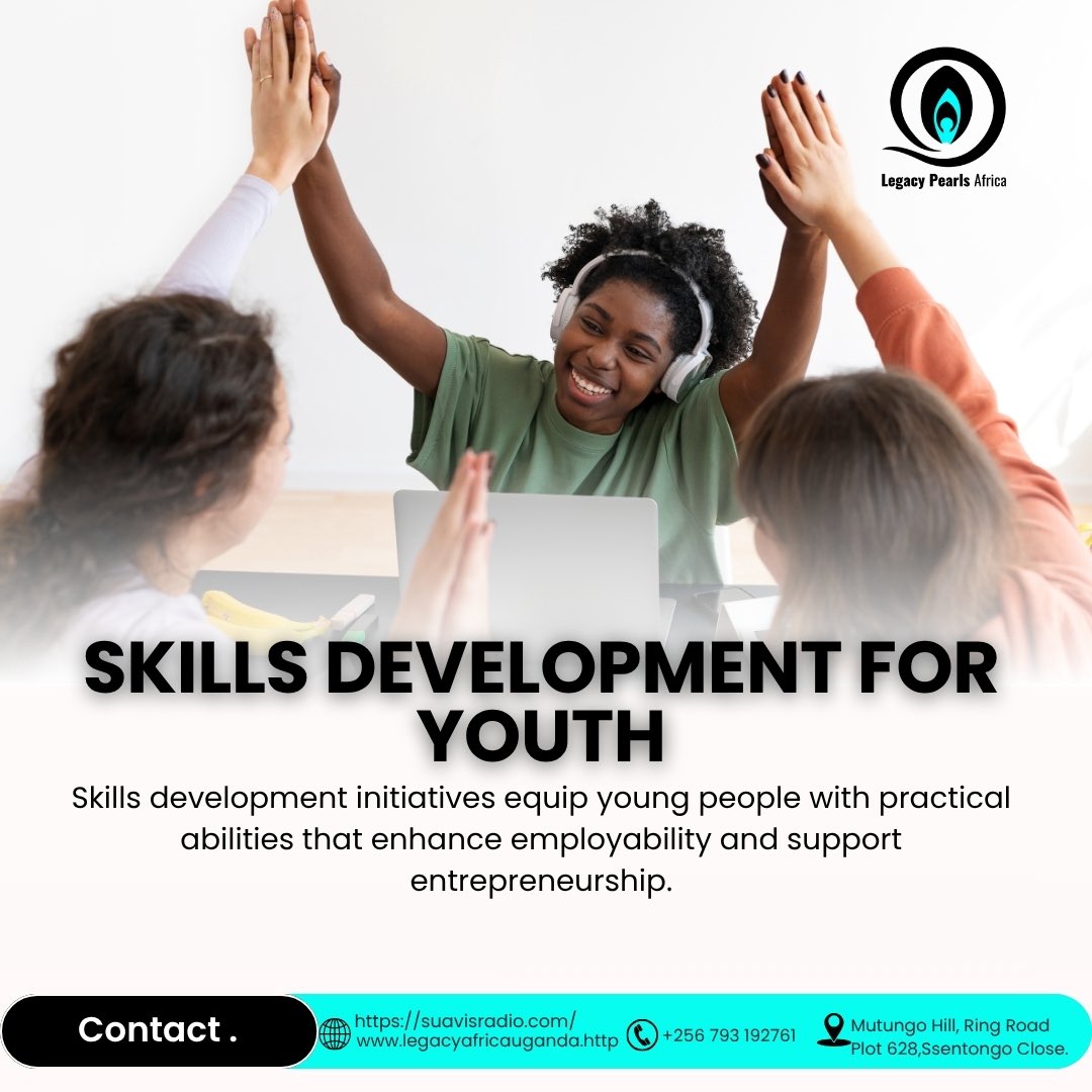 LegacyPearls's tweet image. Equipping youth with practical skills creates opportunities for independence and long-term success.

📍 Mutungo Hill, Ring Road, Ssentongo Close, Plot 628
📞 +256 793 192761 
✉️ legacyafrica.uganda@gmail.com
🌐 legacypearlsafrica.com

#YouthDevelopment #SkillsTraining