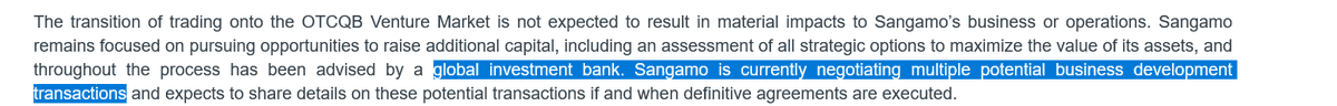 BiotechAnalysst's tweet photo. $SGMO so the #EVERCORE rumor is true:

thank god Evercare taking over negotiotions now https://t.co/NCdKB5taJp