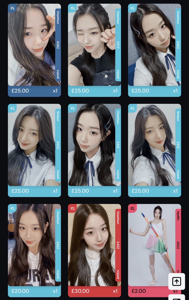 triplesNXT's tweet photo. wtt triples objekt trade

have: misc (c318 c319 d311 d317 d336 etc)
https://t.co/TkScqEnjWt

want: misc 
https://t.co/W9k8yV5pLT

seoyeon bb325 priority 

—

chaeyeon sohyun xinyu kotone jiwoo yubin dahyun https://t.co/iqBaTpu4gK