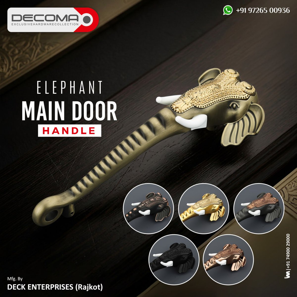 ibais_hardware's tweet image. DECK ENTERPRISES - RAJKOT

📞Mr. Harshad Bhalara - 97265 00936
📲ibais.biz/9726500936
.
#MainDoorHandle #DoorHandles #DoorHardware #ArchitecturalHardware #HomeEntrance #LuxuryHardware #DoorDesign #InteriorHardware #HardwareDesign
.
@ibais_hardware