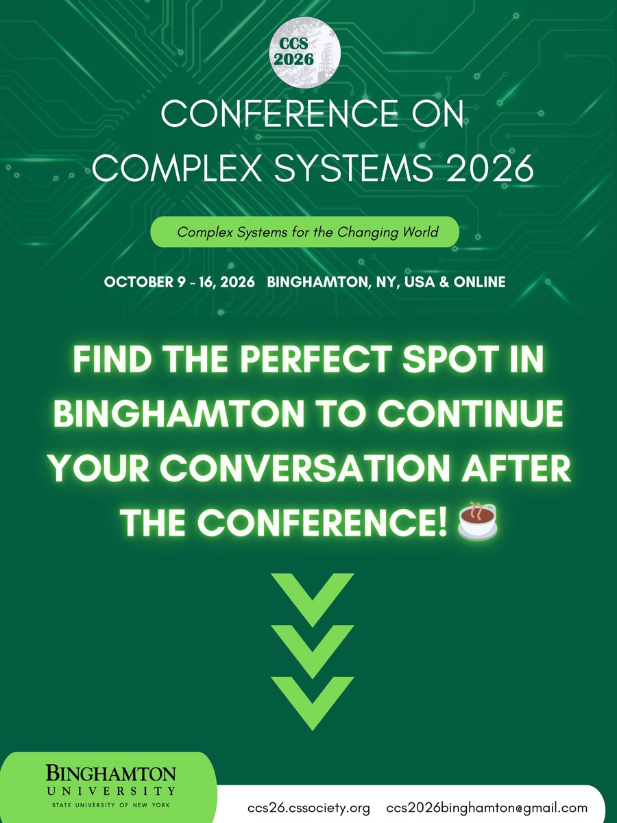 Conference on Complex Systems tweet media